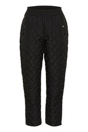 Kaffe KASeverina Quilted Pants Naisten Tikkihousut 10509583 100121 black deep