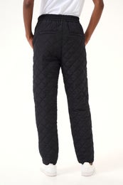 Kaffe KASeverina Quilted Pants Naisten Tikkihousut 10509583 100121 black deep