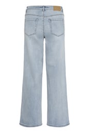 Kaffe KABrook HW Regular Fit Jeans Naisten Farkut 10510722 vaaleansininen