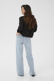 Kaffe KABrook HW Regular Fit Jeans Naisten Farkut 10510722 vaaleansininen