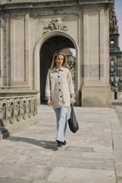 Kaffe KABrook HW Regular Fit Jeans Naisten Farkut 10510722 vaaleansininen