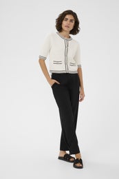 Kaffe KACoco Knit Cardigan Naisten Lyhythihainen Neuletakki 10511468 110602/chalk