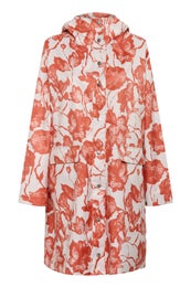 Cream CROlif Raincoat Naisten Takki 10614598 108757/paprika oatmeal flower