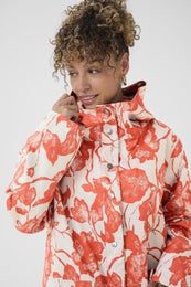 Cream CROlif Raincoat Naisten Takki 10614598 108757/paprika oatmeal flower