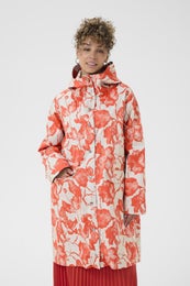 Cream CROlif Raincoat Naisten Takki 10614598 108757/paprika oatmeal flower