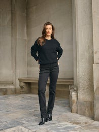 Mos Mosh MMCarla Naomi Deluxe Jeans Naisten Farkut 166410 musta