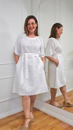 Claire Woman CWDanniella Naisten Mekko 29973226 3246 white valkoinen