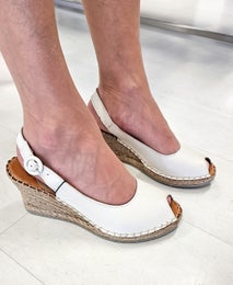 TOP3SHOES Salon Abierto Piel Cuna Yute Hielo SR1745 Naisten sandaalit