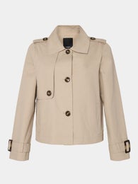 House Of Saki Rockandblue Serafina Jacket Naisten Lyhyt Trenssitakki 22996-1550 11500/classic beige