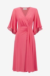 Joseph Ribkoff Chiffon Draped Naisten Juhlamekko 261710 koralli