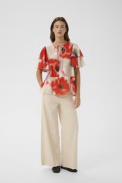 InWear ReaganIW Top Naisten Toppi 30112514 900006692/large blurred poppies