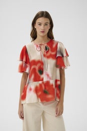 InWear ReaganIW Top Naisten Toppi 30112514 900006692/large blurred poppies