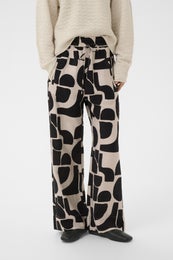 InWear LynnIW Pant Naisten Housu 30112764 900008093/black soft blocks