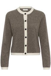 InWear TallyIW Monika Cardigan Naisten Neuletakki 30113218 1911091/chocolate brown melange