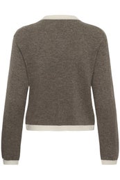 InWear TallyIW Monika Cardigan Naisten Neuletakki 30113218 1911091/chocolate brown melange