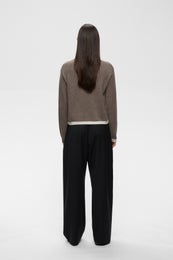 InWear TallyIW Monika Cardigan Naisten Neuletakki 30113218 1911091/chocolate brown melange