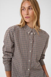 Part Two ChrestellaPW Shirt Naisten Paitapusero 30310817 305339/brown check