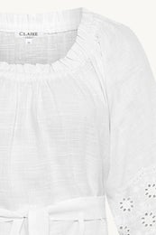 Claire Woman CWDanniella Naisten Mekko 29973226 3246 white valkoinen