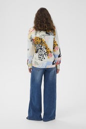 Culture CUAshmo Olena Shirt Naisten Paitapusero 50112765 109058/blue/red animal