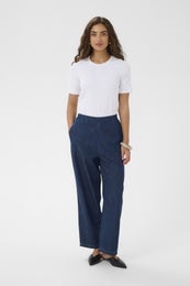 Culture CULava Arpa Pants Naisten Housut 50112814 500029/dark blue wash