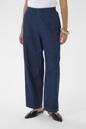 Culture CULava Arpa Pants Naisten Housut 50112814 500029/dark blue wash