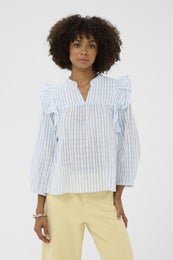 Culture CUHena Shadia Blouse Naisten Pusero 50112862 109105/blue/white stripe