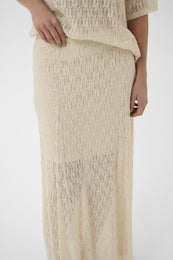 Culture CUKine Lace Skirt Naisten Pitsihame 50112950 120304/whitecap