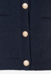 More & More Knit Vest With Buttons Naisten Neuleliivi 51081255 0375 marine