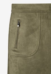More & More Alcantara Skirt Naisten Hame 51095003 0660/olive leaf