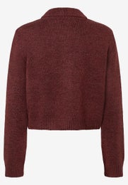 More & More Buttons Cardigan Naisten Neulejakku 51101250 0284 raisin brown