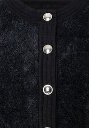 More & More Cardigan With Boucle Yarn Naisten Neulejakku 51921456 musta