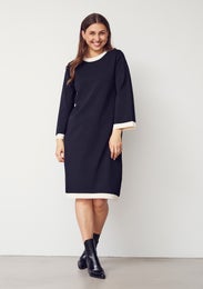 I Say Jena Knit Dress Naisten Neulemekko 57696 M41/ black w/cream