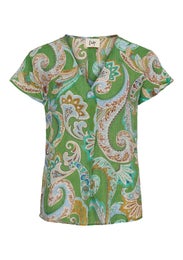 I Say Lotta Top Naisten Pusero 57952 n37/grass green paisley