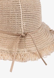 More & More Hat With Fringes Naisten Hattu 61039400 0214/powder beige