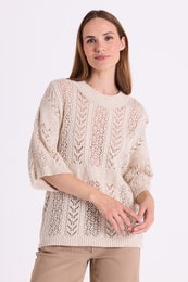 Freequent Arwen Pullover Naisten Neule 207333 2000/moonbeam