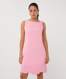 Esqualo Dress Slve/lss Flower Bottom Naisten Mekko SP26.05010 421/romance rose