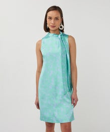 Esqualo Blouse Knot Detail Naisten Mekko SP26.14020 999/print