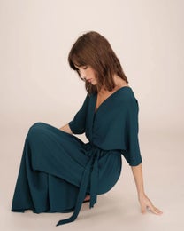 Grace & Mila Maud Naisten Mekko 1349 vihre&auml;/emeraude