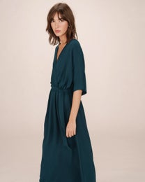 Grace & Mila Maud Naisten Mekko 1349 vihre&auml;/emeraude