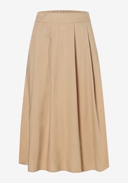 More & More Poplin Skirt Midi Naisten Chinohame 5183553 beige