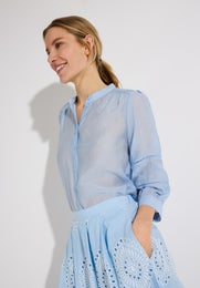 More & More Decorated Blouse Naisten Pusero 61032011 sininen