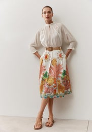 More & More Jungle Print Poplin Skirt Naisten Hame 61045053 4052/phantastic jungle print