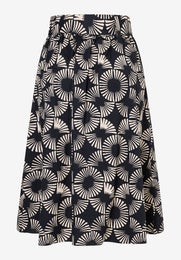 More & More Poplin Print Skirt Naisten Hame 61815565 2790 small modern twotone print