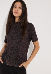 More & More Mesh Leo Naisten Pusero Shirt 2279 twotone leo print 61910576