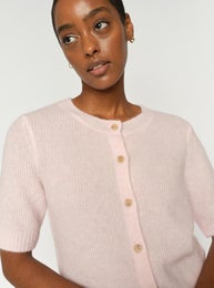Mos Mosh Thora SS Knit Cardigan Naisten Neuletakki 177550 745/ballet slipper