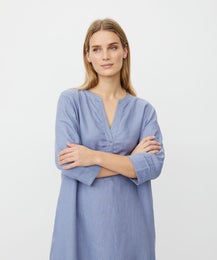 Masai MaNokolo Dress A-Shape Regular Naisten Pellavamekko 1006912 vaaleansininen