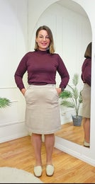 Claire Woman Nadia-CW Skirt Naisten Samettihame 72860