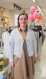 Claire Woman CWPernilla Naisten Neuletakki 73810 valkoinen