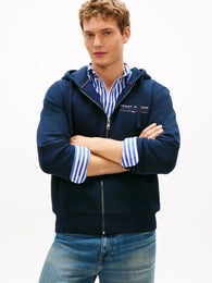 Tommy Hilfiger Brand Love TR Lockup Hoody Miesten Huppari MW0MW42462 DW5/desert sky