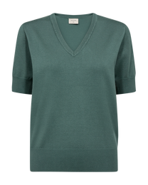 Freequent FQKatie Pullover 201948 naisten lyhythihainen neule vihre&auml;